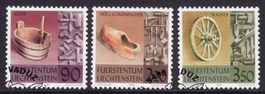Liechtenstein: Satz ZNr. 1122-1124 (Altes Handwerk 1998)