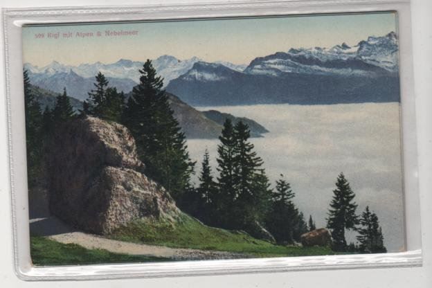 Cartoline postali: Ansichtskarte - Rigi mit Nebelmeer – Nuovo (secondo la descrizione) da Remetschwil venduto da Hofiii