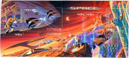 Block "Raumfahrt". Australien