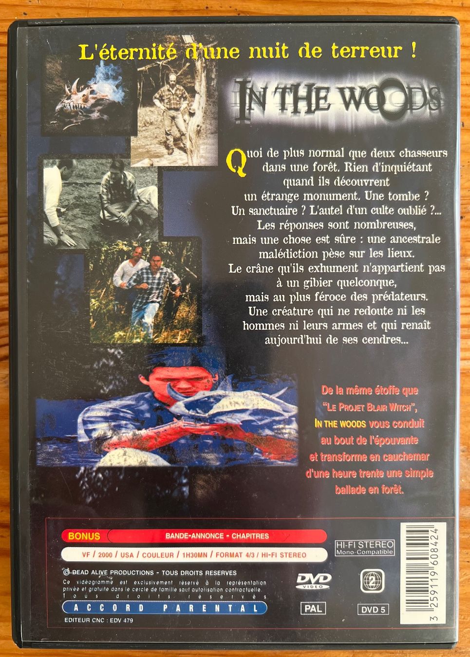 Tutti i DVDs: In the woods – Usato da Petit-Lancy venduto da Hastala42 1