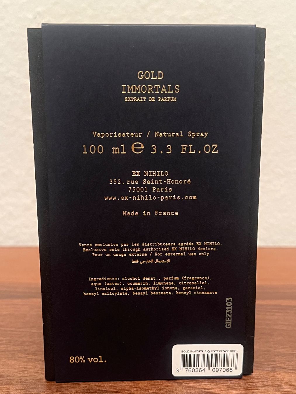 Ex Nihilo Profumi & Eau de Toilette: Ex Nihilo Gold Immortals Extrait de Parfum - 100ml - NP 279 – Nuovo (secondo la descrizione) da Schlieren venduto da kRizzzZy96 3