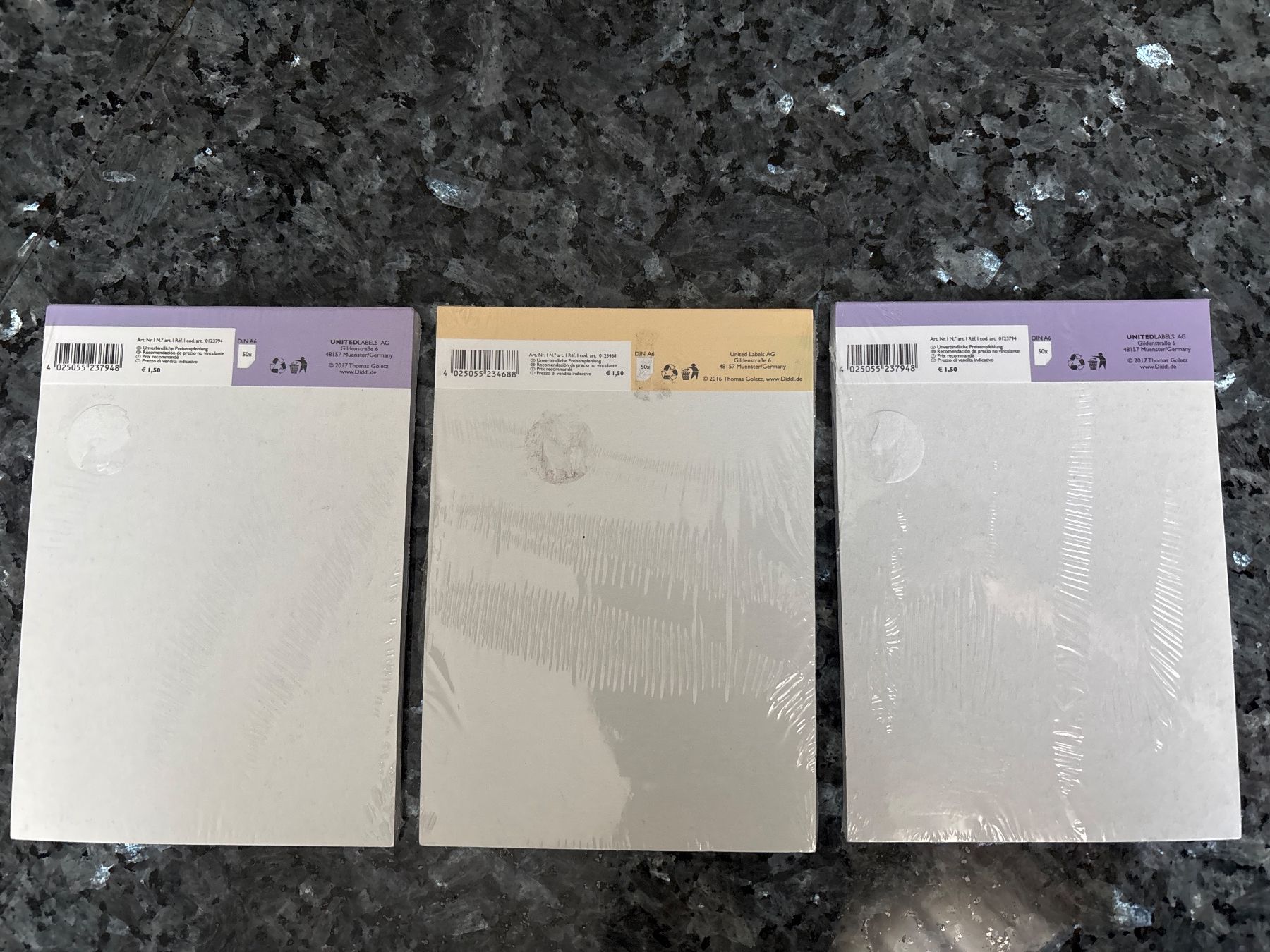 Schreibblöcke: 3x Notizblöcke A6 50 Blatt Diddl NEU – Neu und originalverpackt aus Bern von blu123 1
