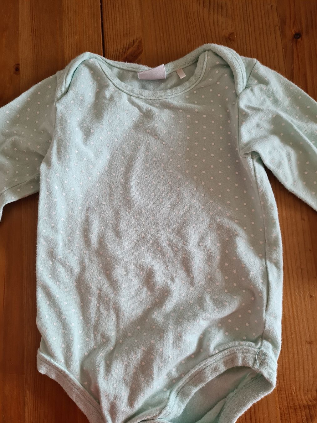 Biancheria intima: Body Grösse 68 Langarm Mint mit Punkten – Usato da Horw venduto da Mirii91 1