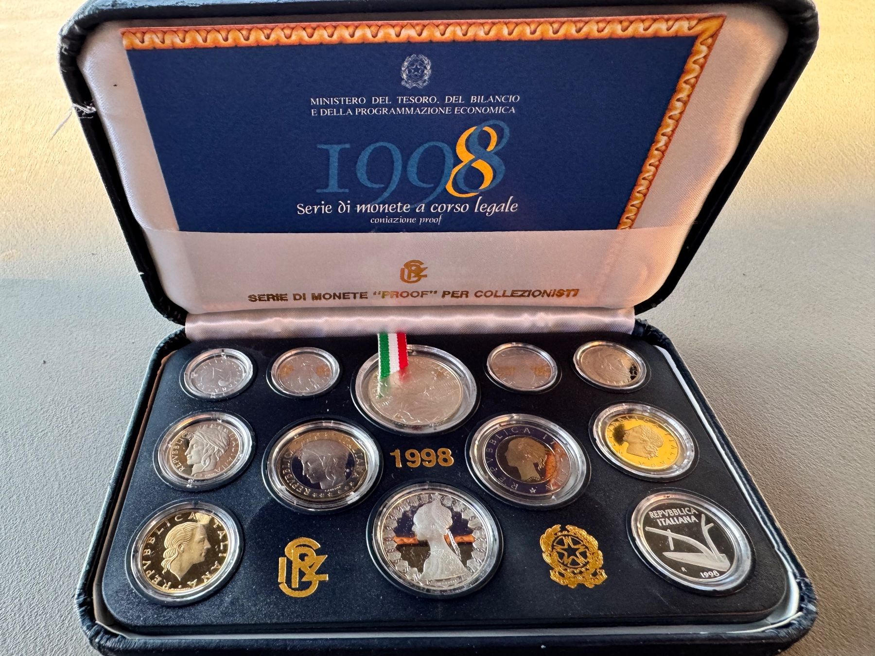 Tutti le monete: Italien Münzsatz 1998 - Proof – Nuovo (secondo la descrizione) da Meilen venduto da coins4sale 3
