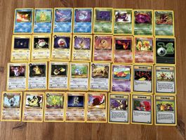 Pokémon Karten, englisch, Team Rocket, 32 Karten