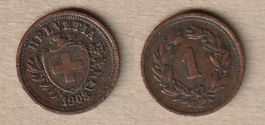 1 Rappen 1908
