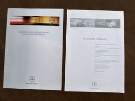 Mercedes Prospekt + Preisliste CLK 