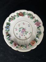 Antiker Porzellanteller, Blumenmuster, ca. 1900 „Meissen“ ?