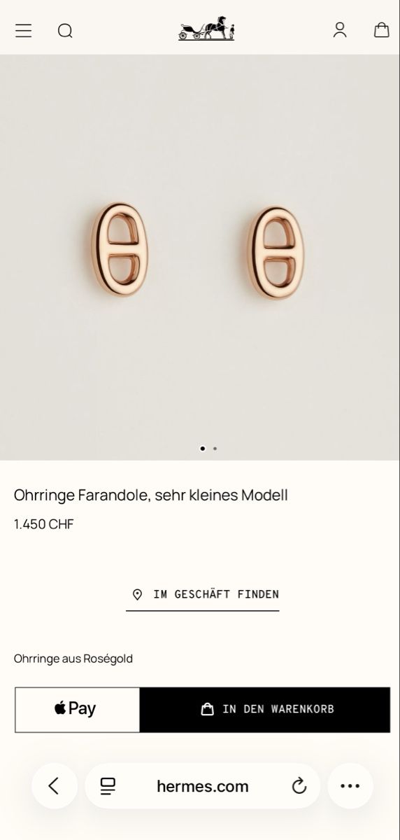 Hermès Orecchini pendenti & Orecchini a lobo: Hermès farandole earring – Usato da Brugg AG venduto da Lovelux73
