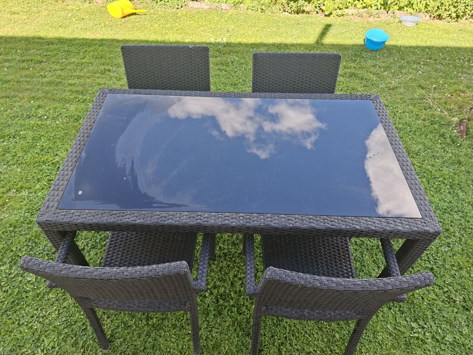 Tischset: Gartentisch Set mit 4 Stühlen – Gebraucht aus Biberist von Stylux01
