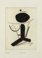Bruno Munari, Engravings Gravures 23 & 54/100 Signed Framed