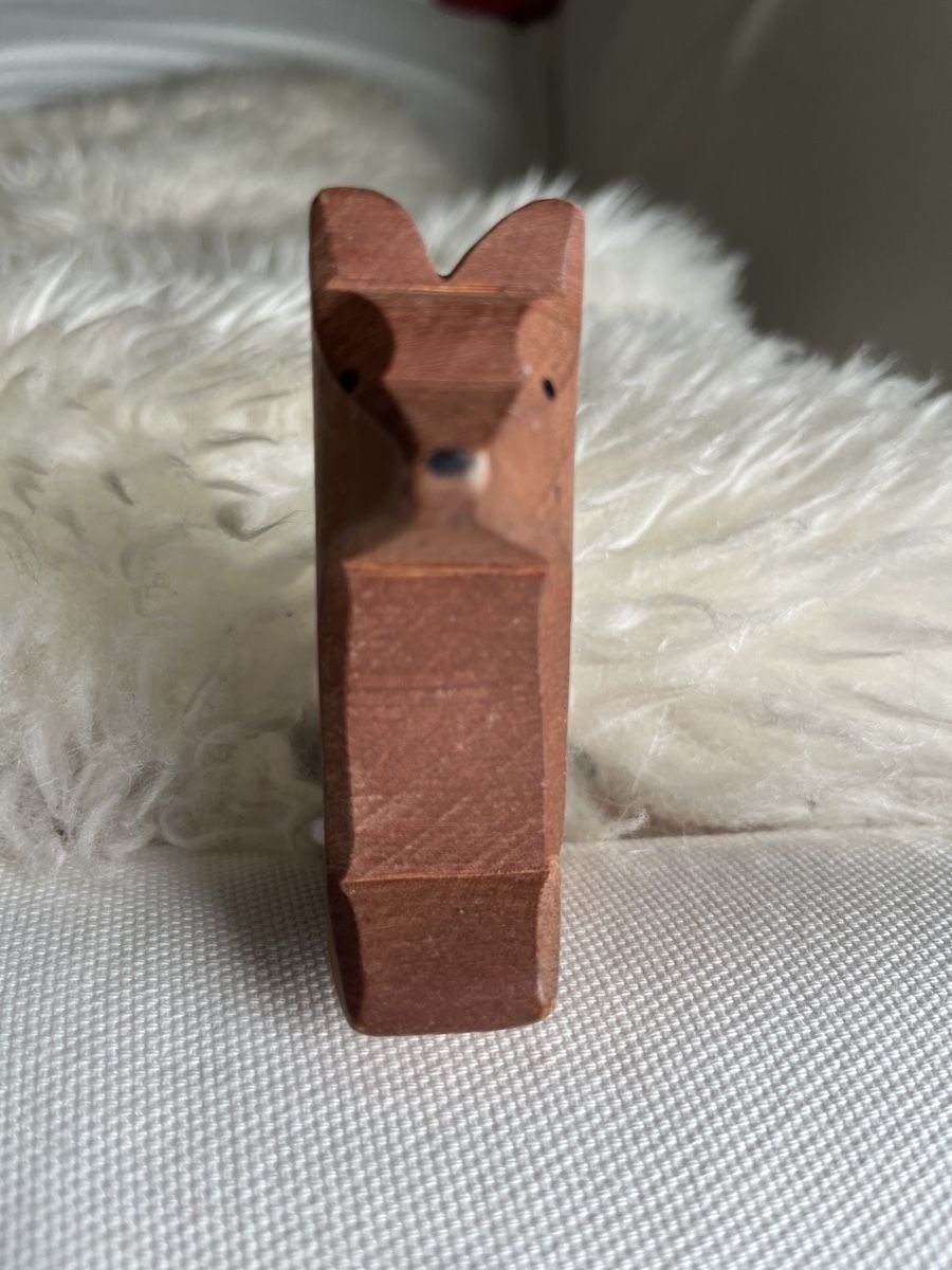 Ostheimer Statuette: Ostheimer Fuchs/Wolf aus Holz – Usato da St. Gallen venduto da reg_f8h8 3