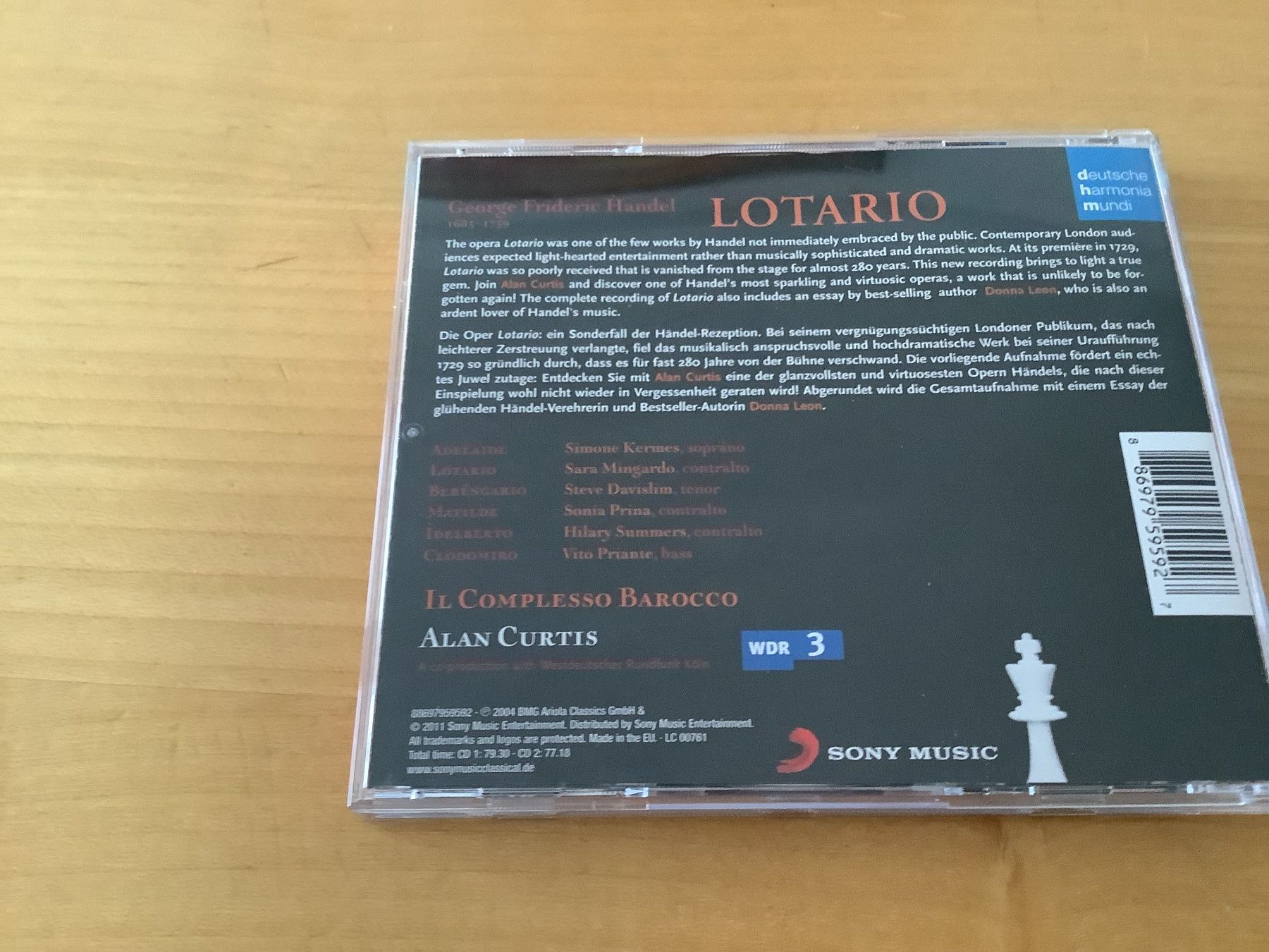 CD: Handel Lotario – Usato da Zürich venduto da airyfairy 1