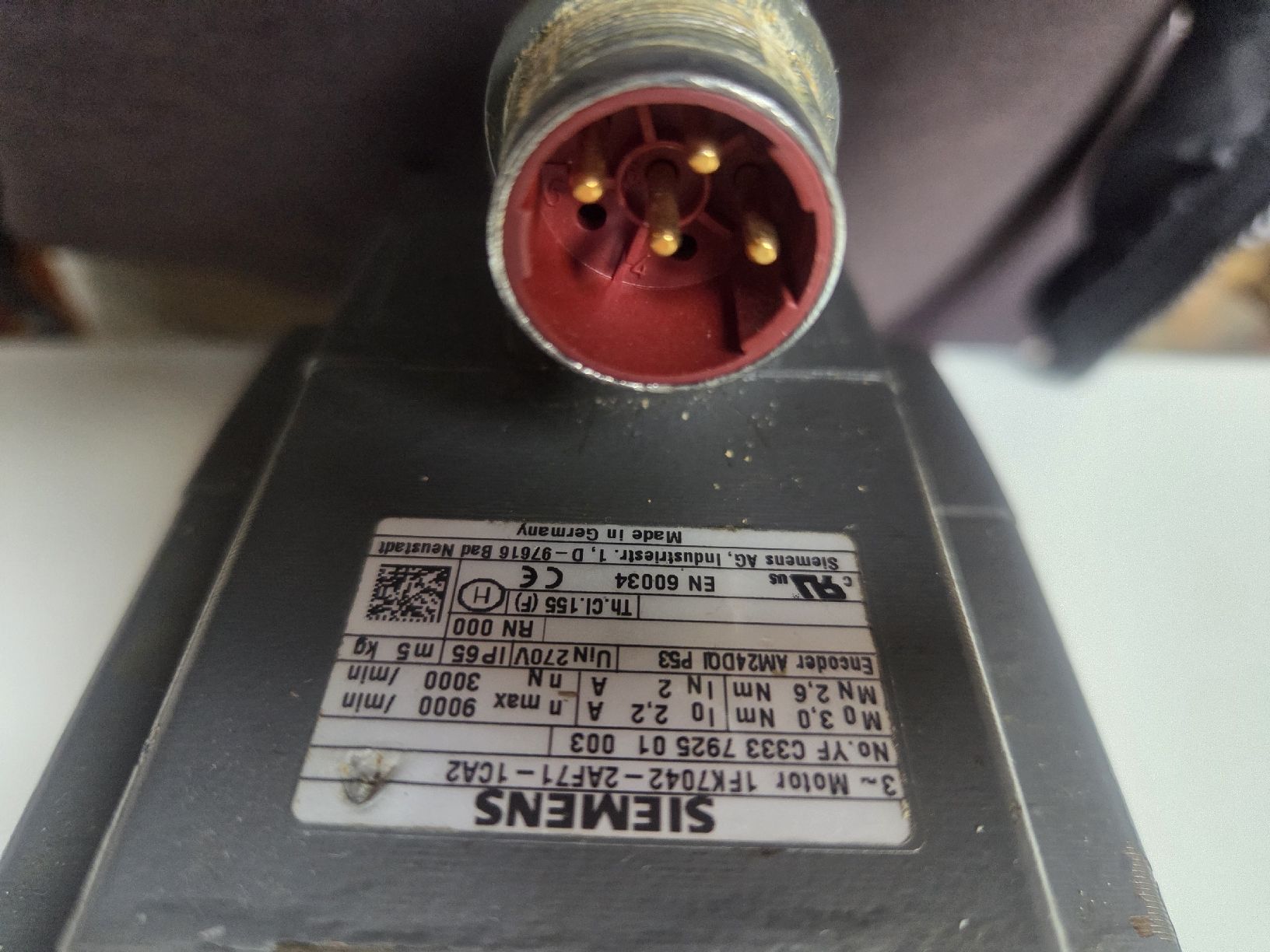 Siemens  Motori: Servo Motor SIEMENS – Nuovo (secondo la descrizione) da Quartino venduto da 123HOBIT 3