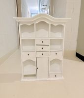 Wandregal weiss im Shabby Chic Stil
