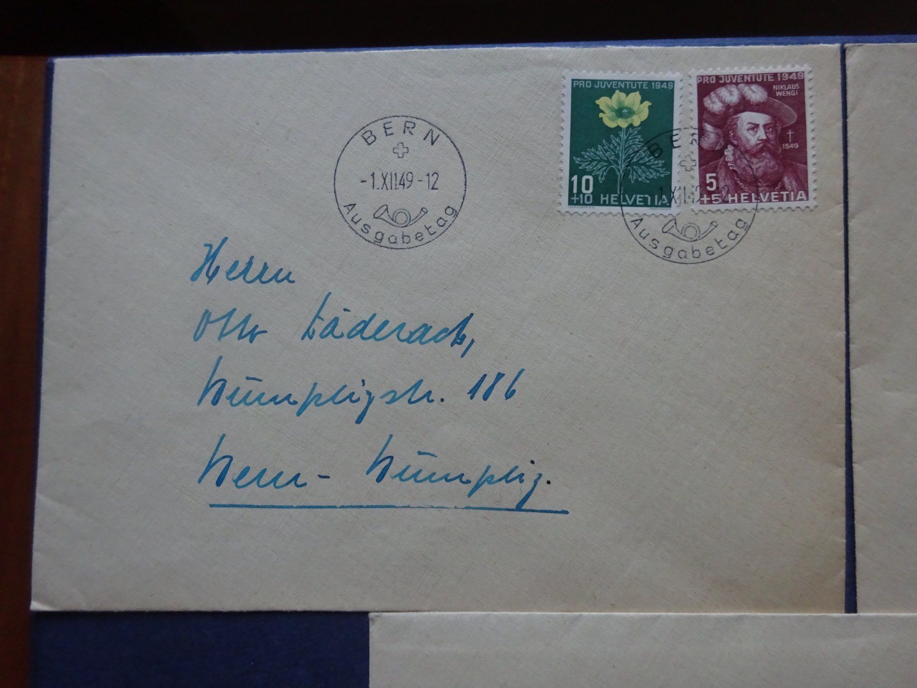 Tutti i francobolli: 1949 Pro Juventute FDC BERN – Usato da Appenzell-Steinegg venduto da adi1975 1