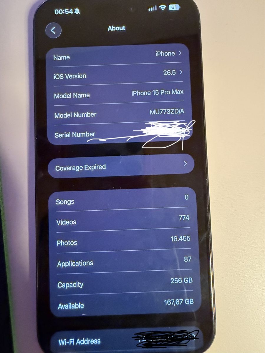 Apple Telefoni cellulari / Smartphones: iPhone 15 pro max 256GB – Usato da Zürich venduto da Yoni_to 2