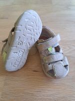 Sandale Pepino Gr. 21 beige Klettverschluss Lauflernschuhe 