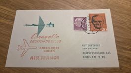 1961 Eröffnungsflug Air France Düsseldorf - Berlin