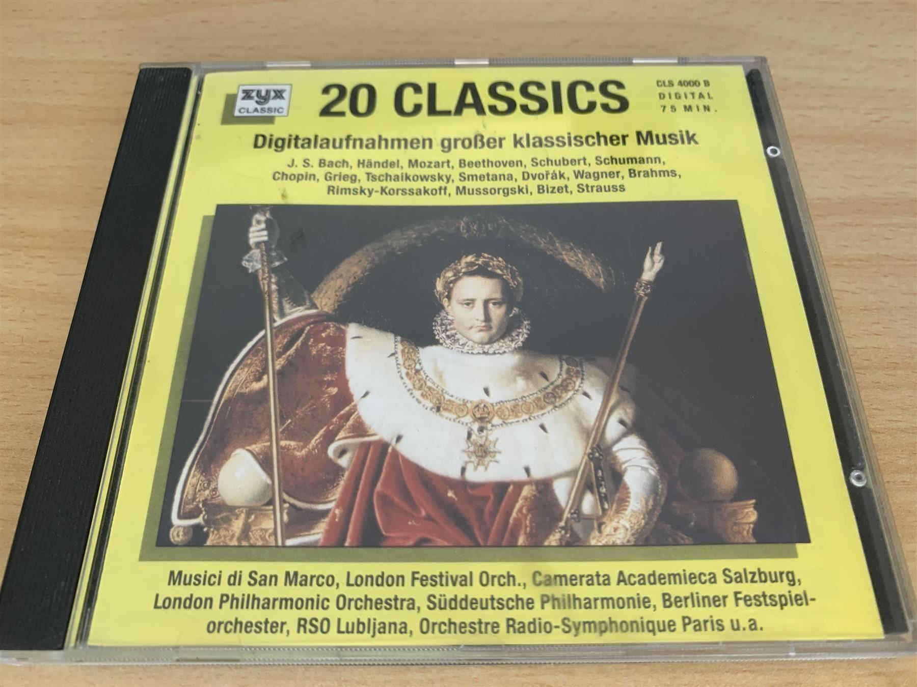 CD: Various - 20 Classics - Digitalaufnahmen Großer Klassischer – Usato da Rikon im Tösstal venduto da Alpenmutz