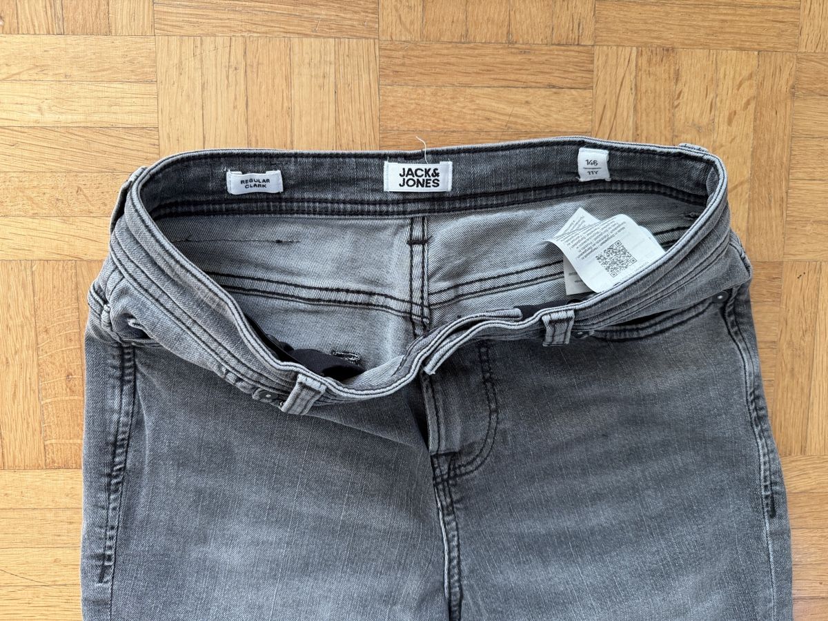 Jack & Jones Jeans: Jack&Jones Jeans grau Gr. 146 Regular Clark – Usato da Aarau venduto da Tam6 3