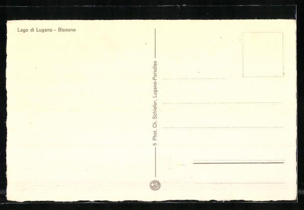 Cartoline postali: Bissone, Kleine Boote am Seeufer – Usato da Berlin venduto da bartko-reher 1