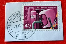 CH BRIEFMARKEN VOLLGESTEMPELT UNTERENFELDEN 