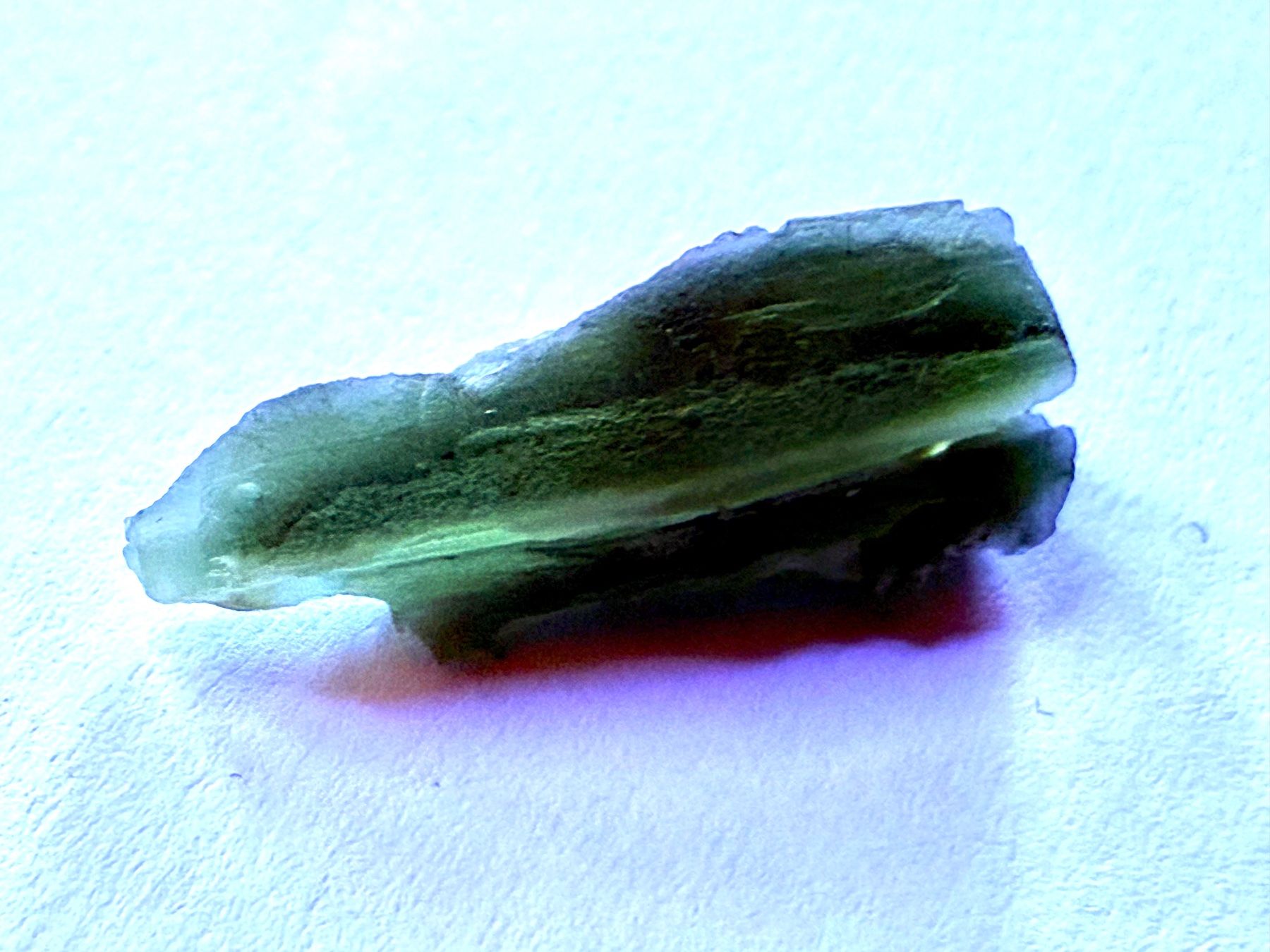 Pietre preziose: Seltene 10ct Moldavit Tschechisches Meteoritglas – Nuovo (secondo la descrizione) da Zuerich venduto da SonderArt-Wertgut 3