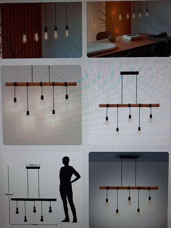 Lustres & lampes de plafonds: Hängeleuchte 5-flamig – D'occasion à Rifferswil par Arlife