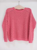 Pullover_koralle_M_Handarbeit_neu