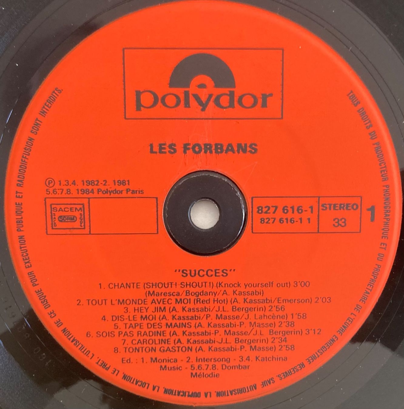 Dischi in vinile: LES FORBANS - SUCCÈS..... 16 TITRES ORIGINAUX – Usato da Poliez-Pittet venduto da Newtown-Records 2