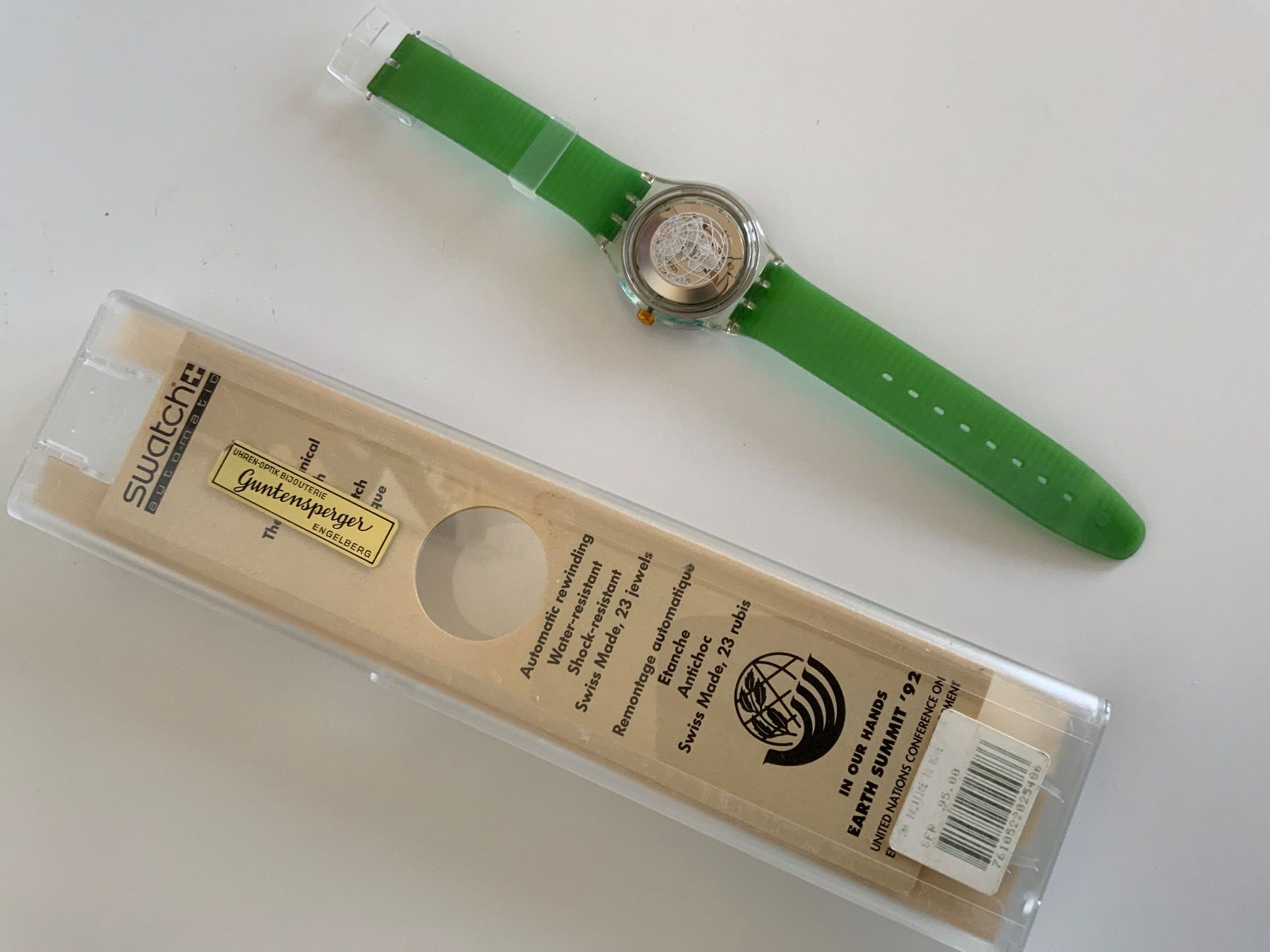 Swatch Orologi: TIME TO MOVE Swatch AUTOMATIC ungetragen - VINTAGE – Nuovo e nell'imballaggio originale da Wettswil venduto da rotonda 2