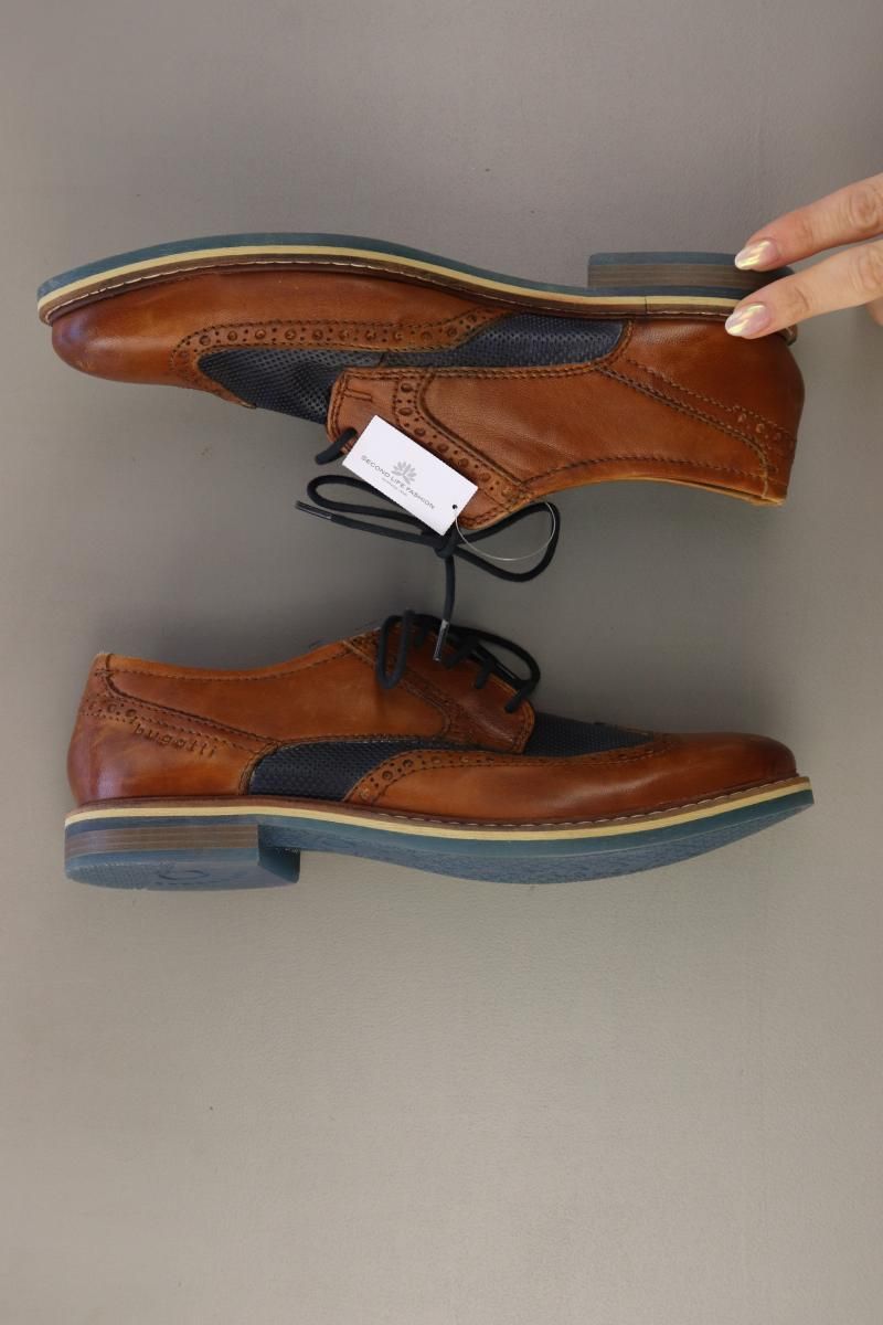 Scarpe da uomo: Bugatti Schuhe Gr. 42 braun aus Leder – Usato da Neustadt an der Waldnaab venduto da SecondLifeFashion 1