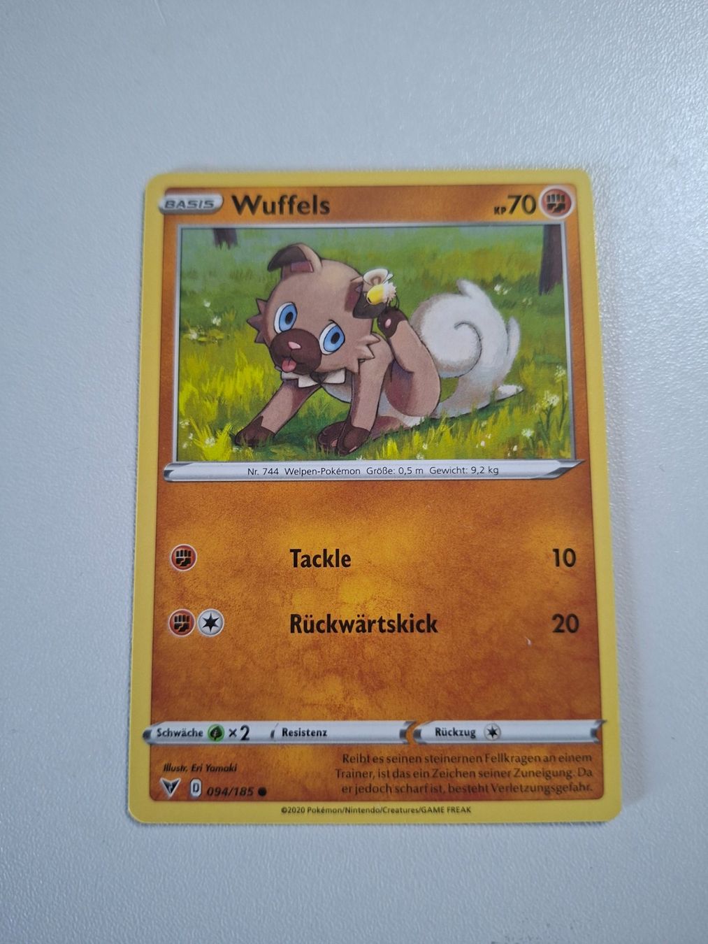 Pokémon Carte collezionabili: Wuffels Pokemon Karte – Usato da Erlinsbach venduto da pfunky