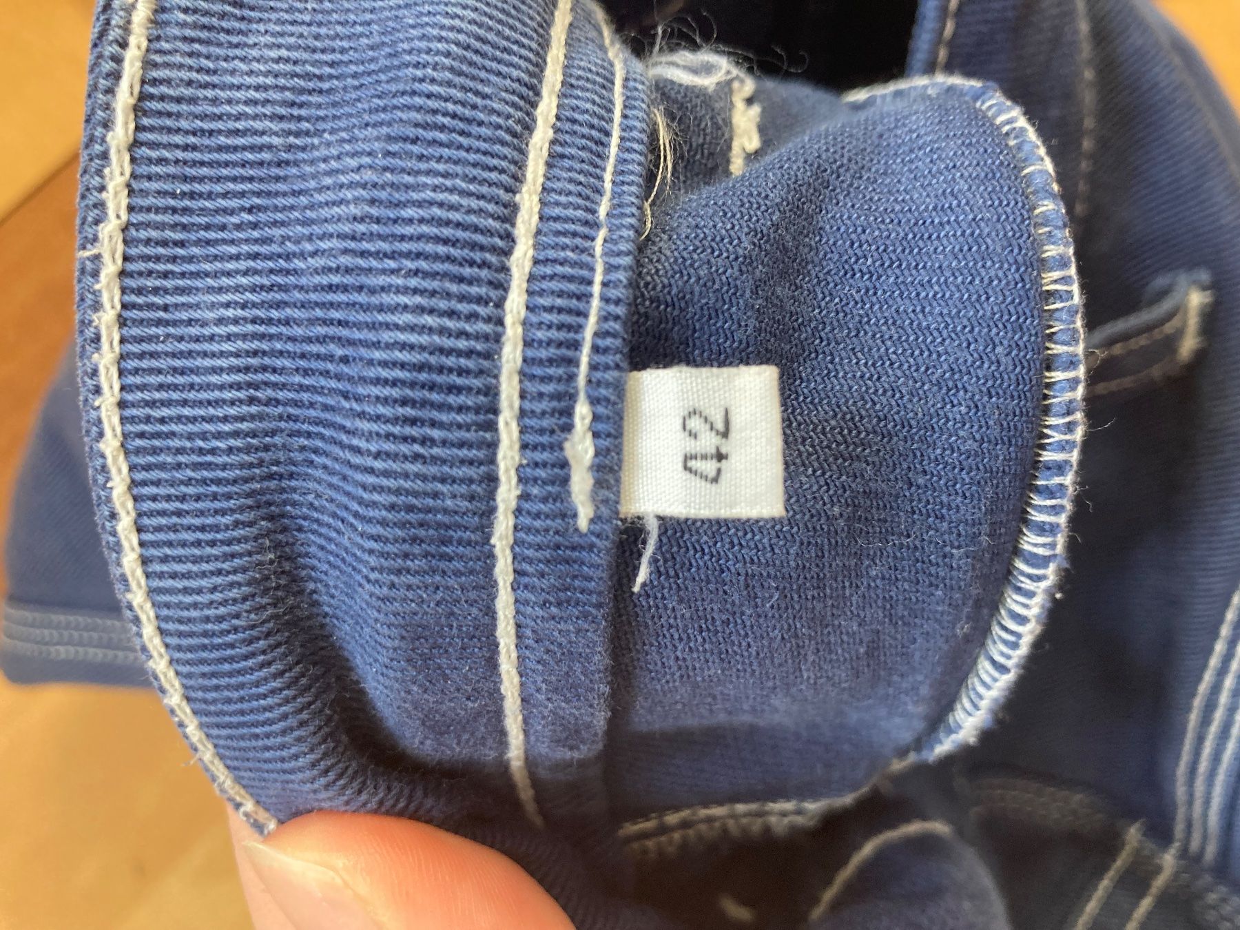 Closed Pantaloni: Closed Damen Stoffhose, Blau – Usato da Basel venduto da eva_9dtf 4