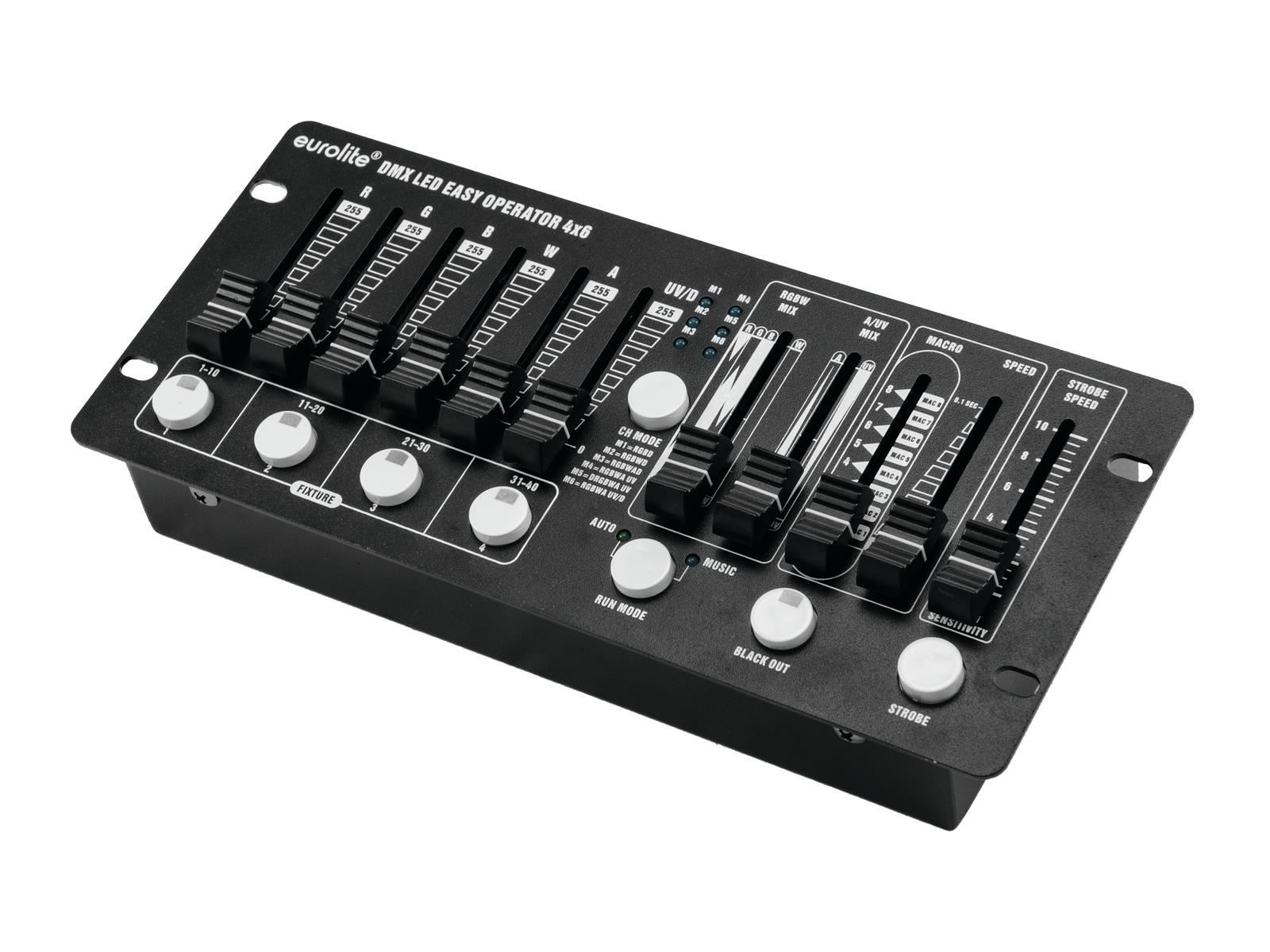Console di mixaggio: EUROLITE DMX LED EASY Operator 4x6 – Nuovo e nell'imballaggio originale da Däniken SO venduto da Profog1