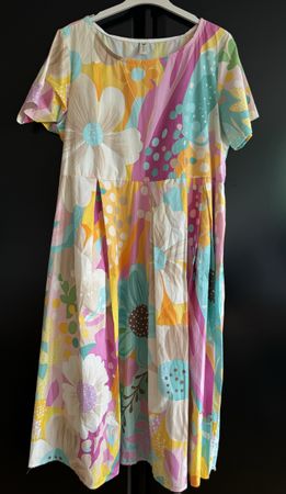 Robe tunique d'été Fannycoo, 100% coton, made in Italy