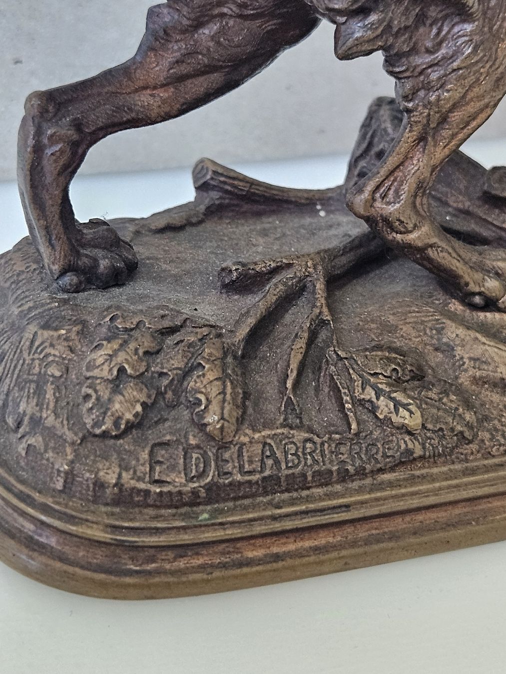 Statuette: Bronze Figur E.DELABRIERRE  – Usato da Adlikon b.Regensdorf venduto da kuka02 5