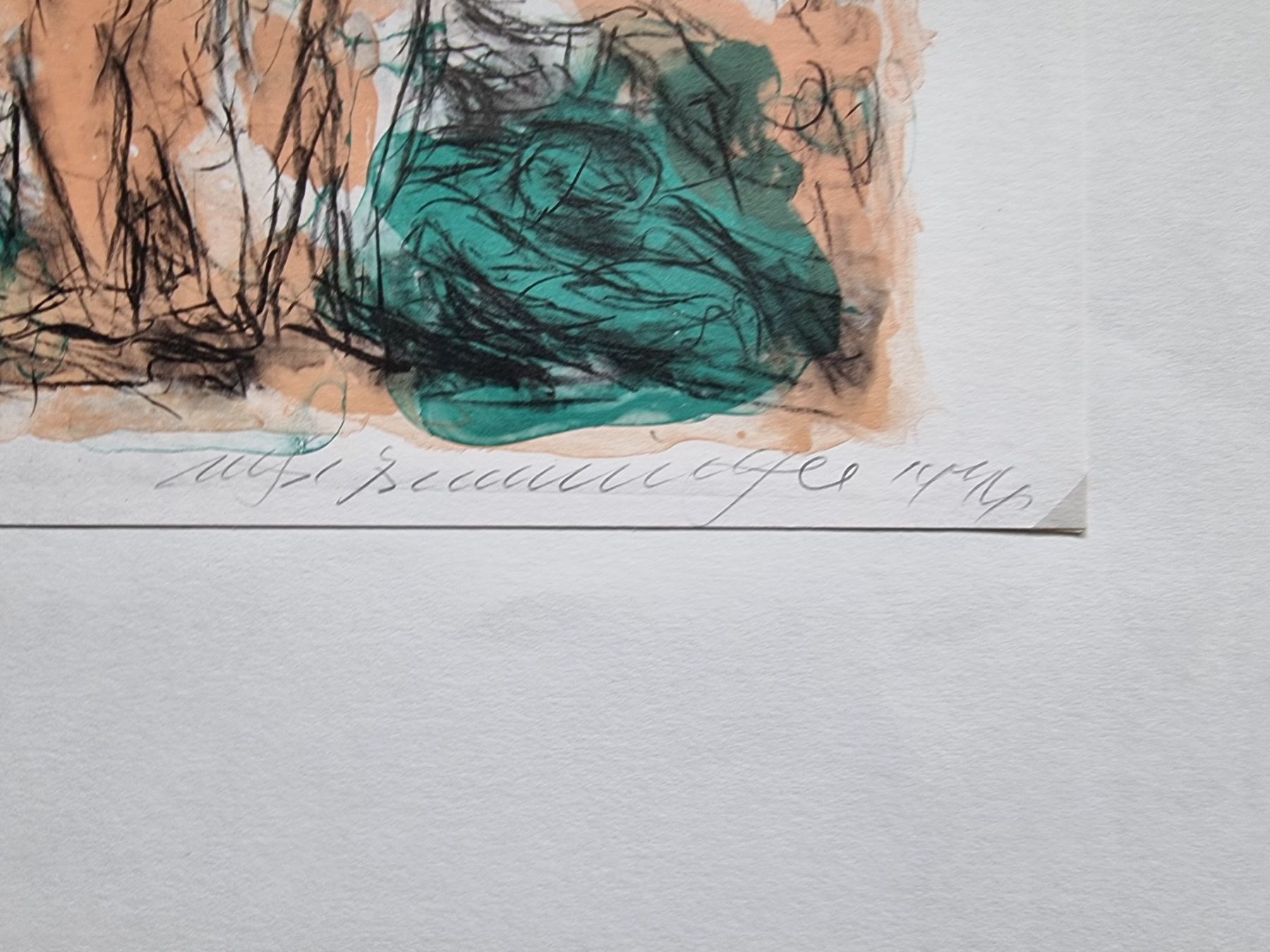 Grafica & Litografie: MANFRED HENNINGER  LITHOGRAPHIE SIGNIERT NUMMERIERT – Usato da Gersau venduto da grafik-kunst 4