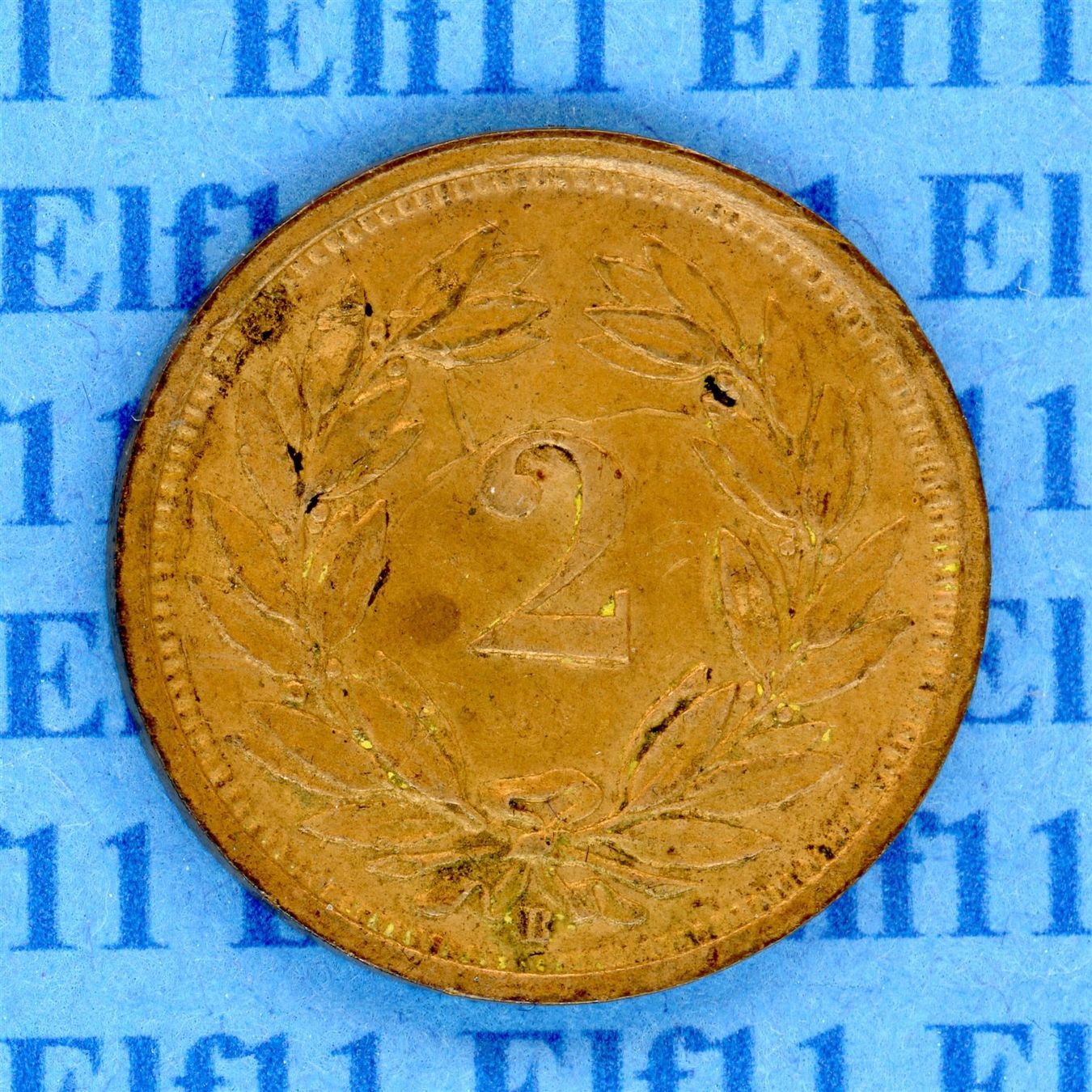 Tutti le monete: CHF___0.02 1938 ss-vz 2 Rappen – Usato da Widnau venduto da Elf11 1