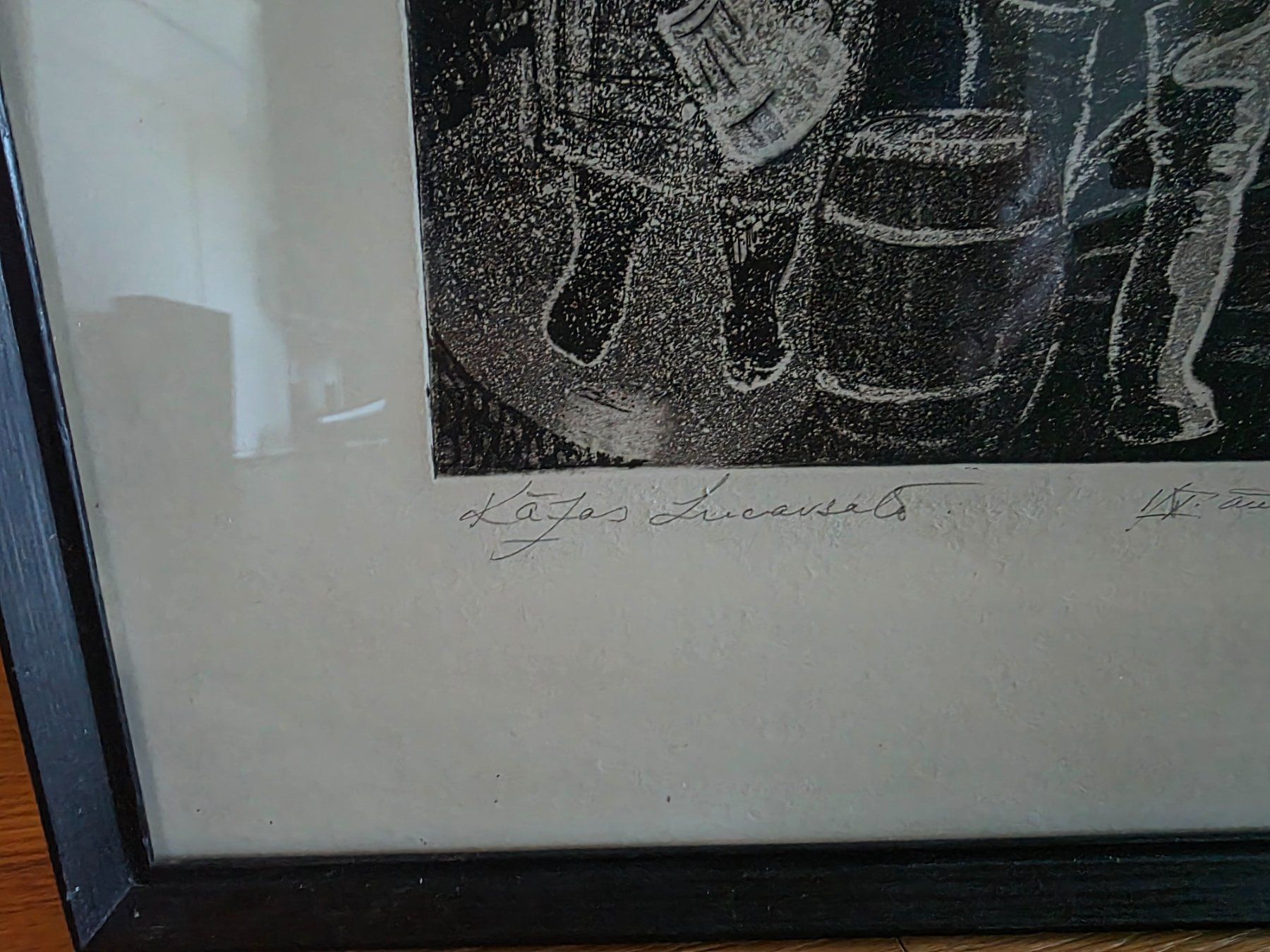 Foto & Immagini: Bild Lithografie Holzschnitt signiert – Usato da Walterswil BE venduto da Lonitti 3