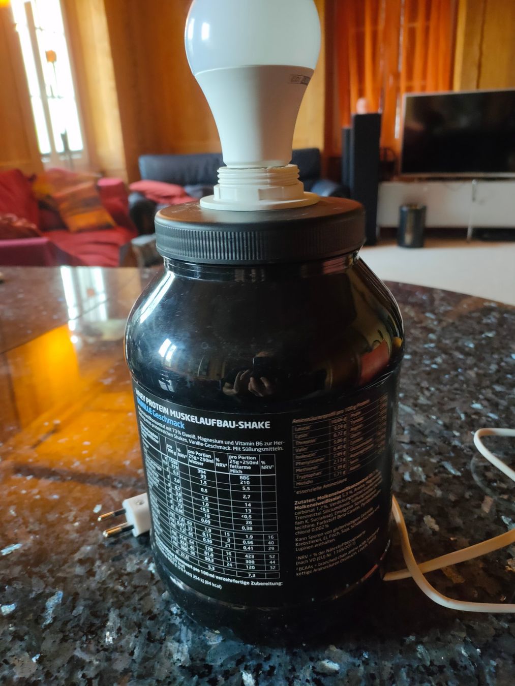 Lampade: Upcycling Tischleuchte Unikat – Nuovo e nell'imballaggio originale da Rothrist venduto da Gleitig 4