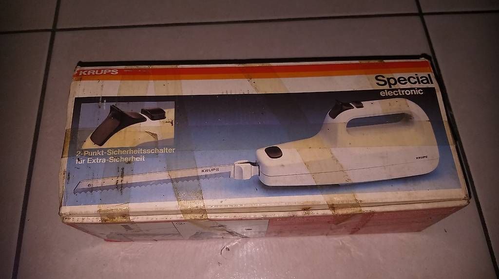 Küchengeräte: Krups Spezial Elektrisches Messer Neu – Gebraucht aus Wangen ZH von oky-doky