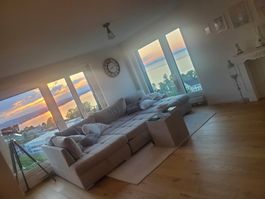 Livetastic Wohnlandschaft U-Form Beige Velours – 1,5 Jahre