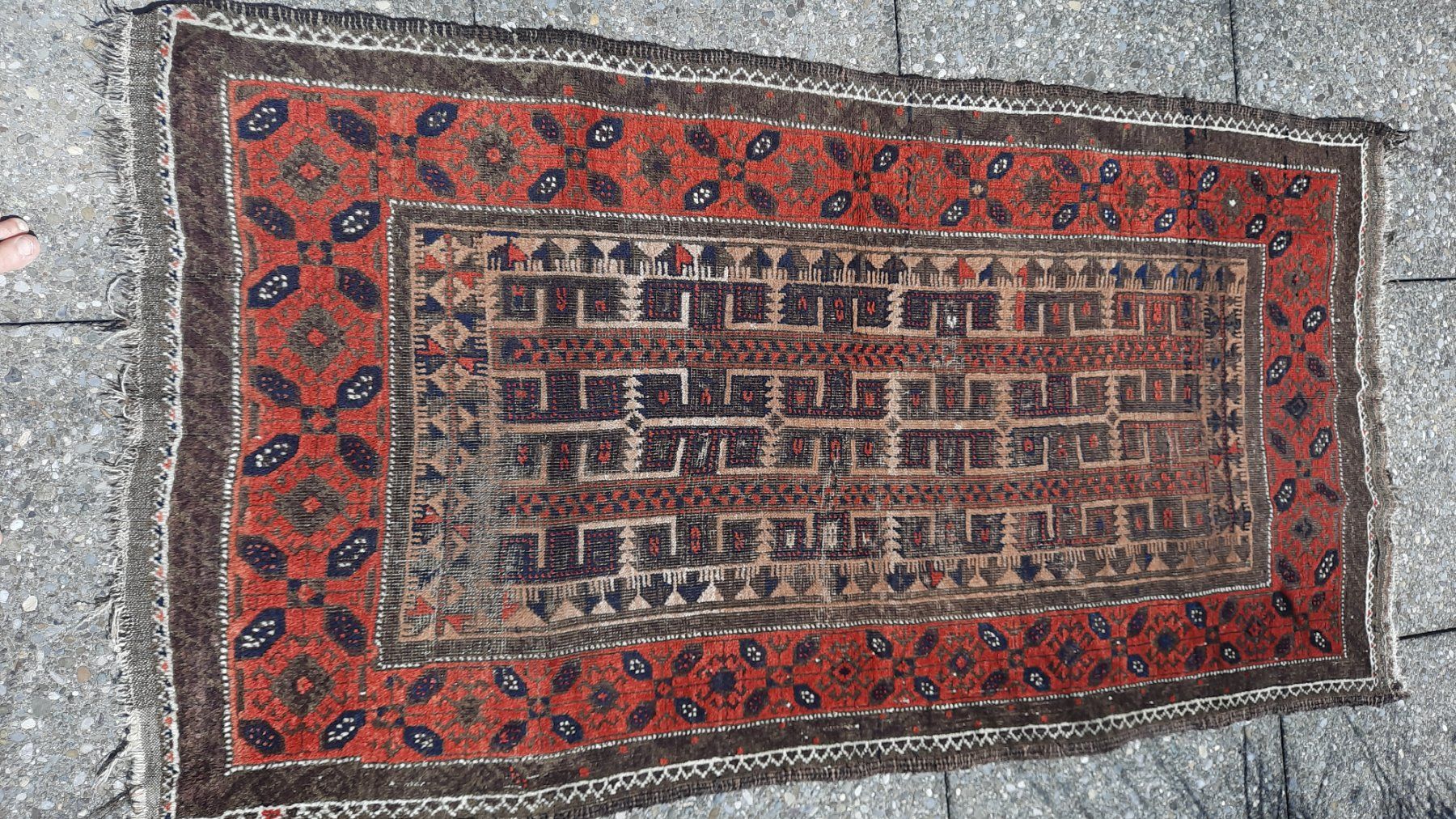 Teppiche: Perserteppich, antik; Belutsch, 83x156cm – Gebraucht aus Herrliberg von AlexandraBopp 1