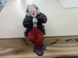 Gilde Clown sitzend höre nix Hemd schwarz
