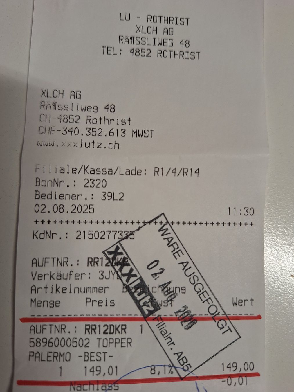 Lits: Sleeptex Topper – Neuf (Voir description) à Huttwil par Car05 8