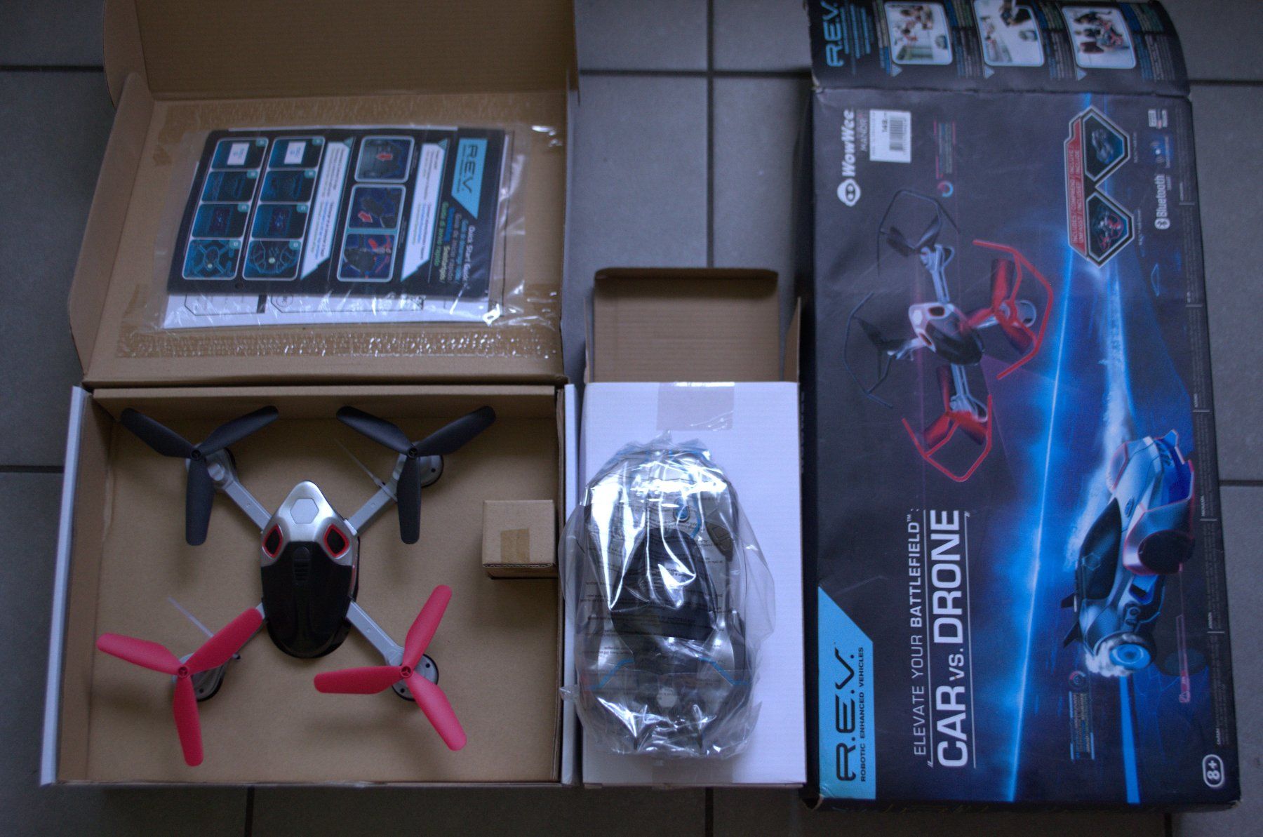 RC Modellbau: WowWee - 0442 - REV Car vs Drone – Neu und originalverpackt aus Collonges von arashee