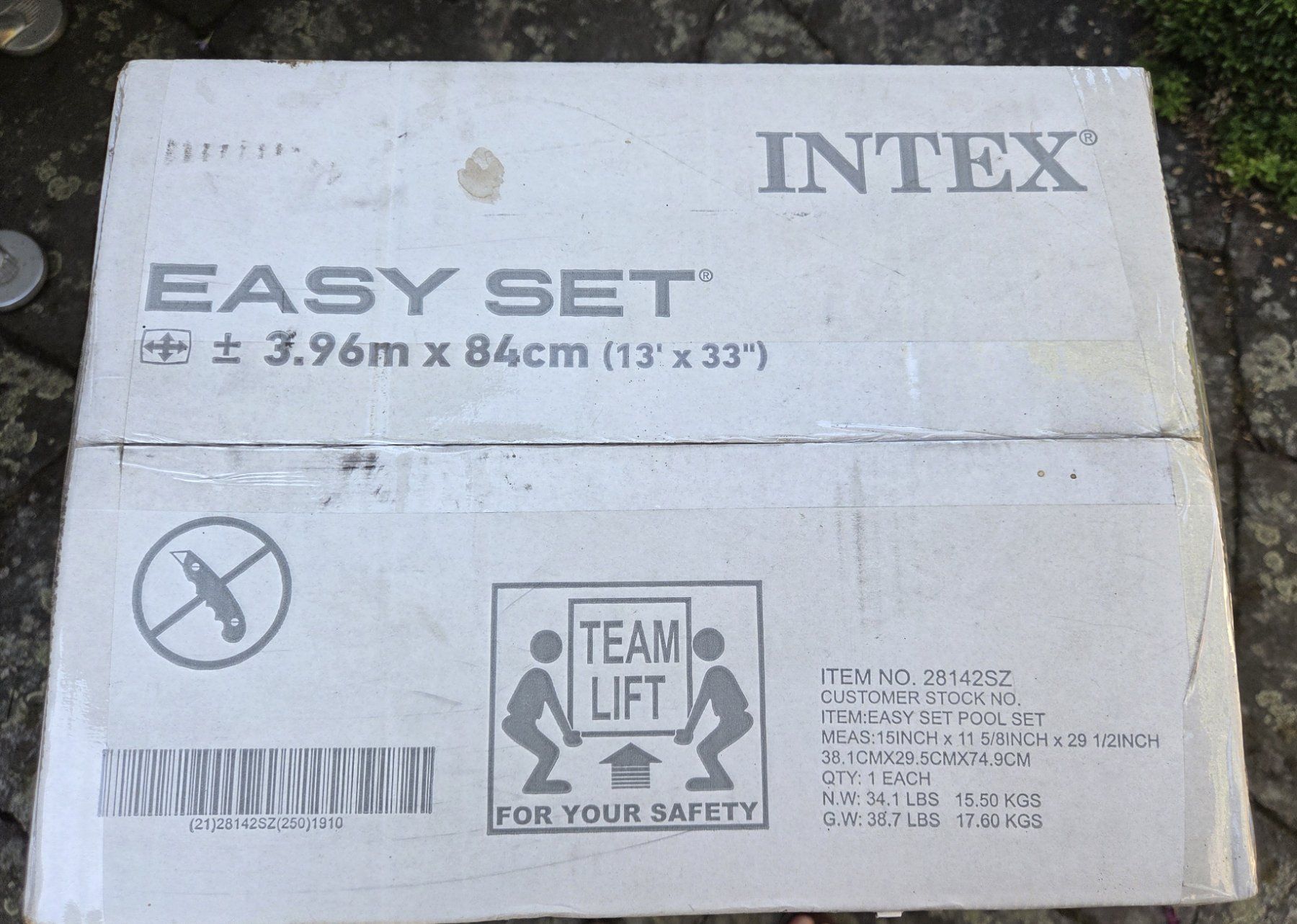Intex Schwimmbad: INTEX Easy Set Pool 396x84 cm / aufblasbar / neu – Neu und originalverpackt aus Brugg AG von hesobrugg 3