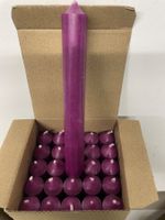 Stabkerzen in Aubergine/25 Stück/Angebot/OVP